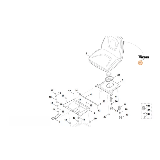 Stihl   Naklejka 6170 967 4460